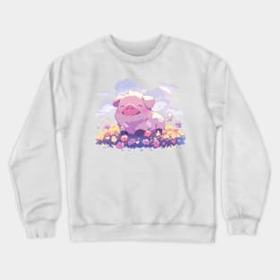 Kawaii Baby Summer Piggy Crewneck Sweatshirt